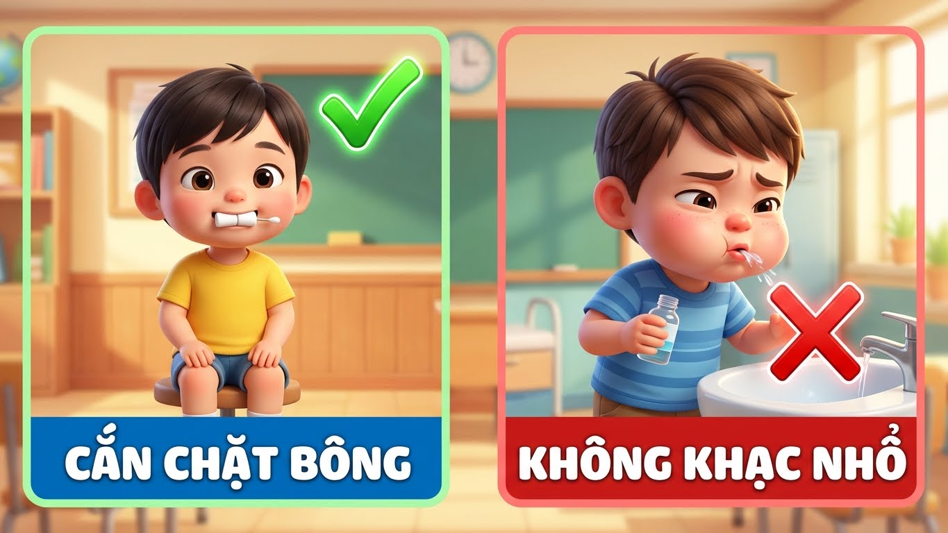 Chăm Sóc Sau Nhổ Răng Sữa: Bé Nên Ăn Gì và Kiêng Gì Để Hết Đau Nhanh? 3 cham soc sau khi nho rang sua cho be